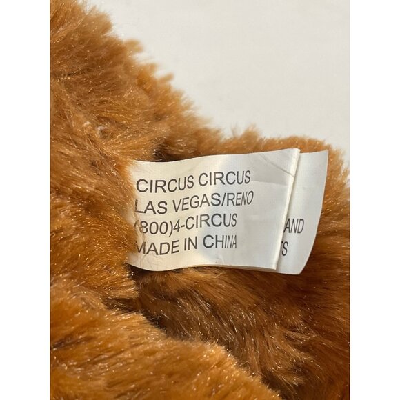 Property Of Circus Circus Las Vegas Reno plush 10" bear stuffed animal 2016 - Picture 6 of 9